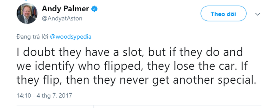 Đơn hàng Aston Martin Valkyrie 