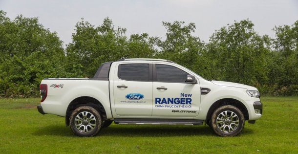 Thân xe của Ford Ranger 2016 