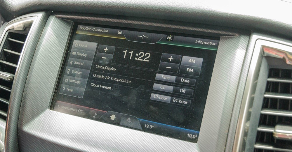 Màn hình cảm ứng của Ford Ranger 2016