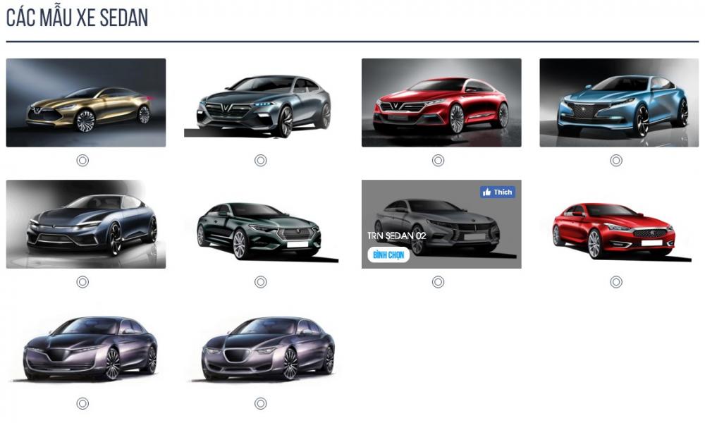 Bình chọn xe VinFast concept.