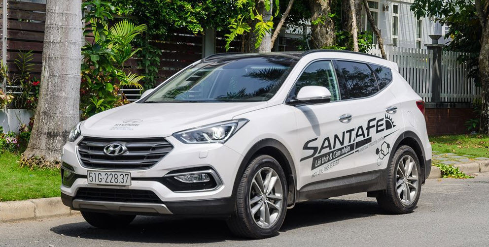 đầu xe Hyundai Santa Fe 2017 đầu xe Hyundai Santa Fe 2017 1