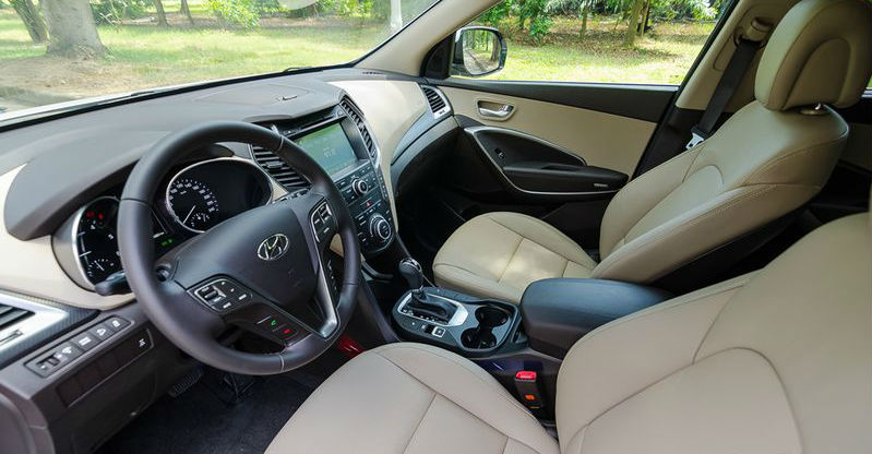 nội thất Hyundai Santa Fe 2017 nội thất Hyundai Santa Fe 2017 13