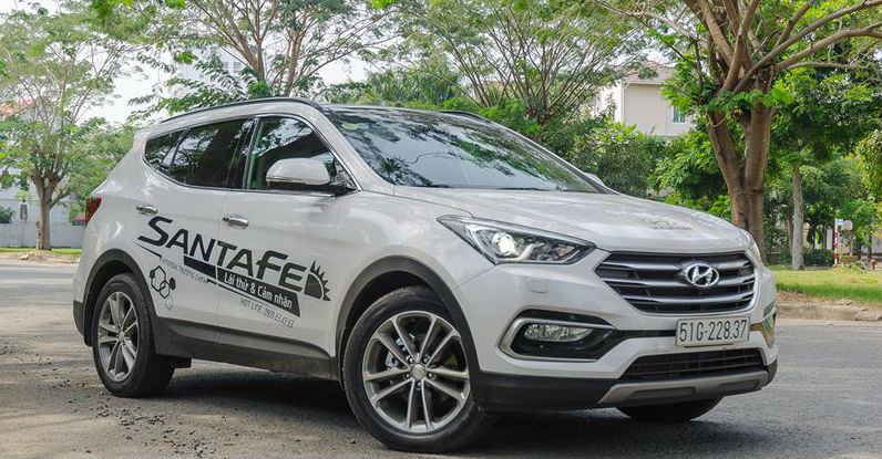 đầu xe Hyundai Santa Fe 2017 đầu xe Hyundai Santa Fe 2017 2