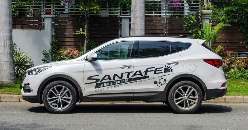 thân xe Hyundai Santa Fe 2017 thân xe Hyundai Santa Fe 2017 6