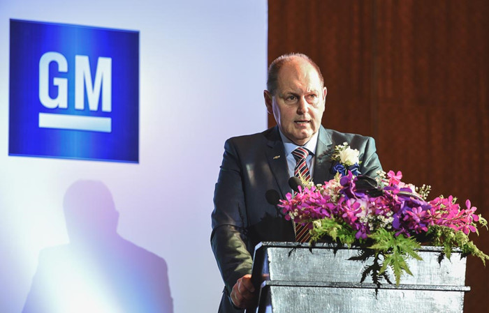Ian Nicholls, Chủ tịch GM Đông Nam Á phát biểu tại buổi vinh danh Ian Nicholls, Chủ tịch GM Đông Nam Á