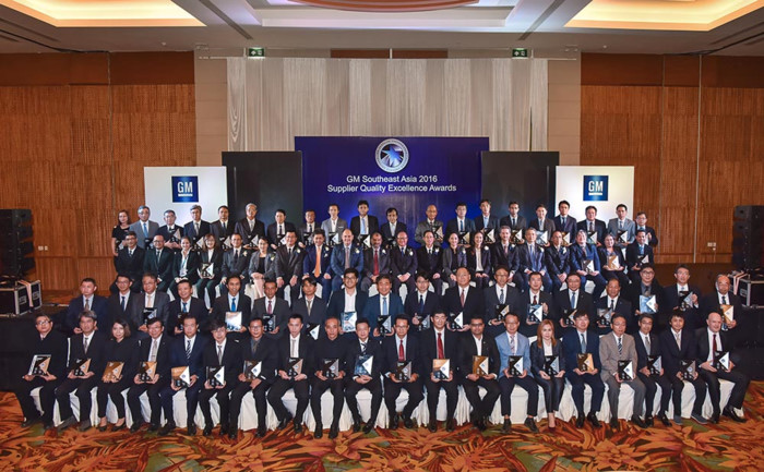 63 nhà cung cấp Đông Nam Á được GM vinh danh tại Thái Lan GM vinh danh nhà cung cấp khu vực Đông Nam Á