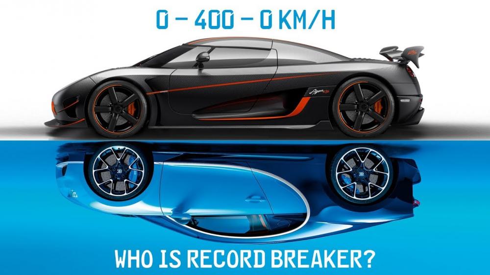 Koenigsegg Agera RS đánh bại Bugatti Chiron trong cuộc chiến 0-400-0 km/h Koenigsegg Agera RS đánh bại Bugatti Chiron