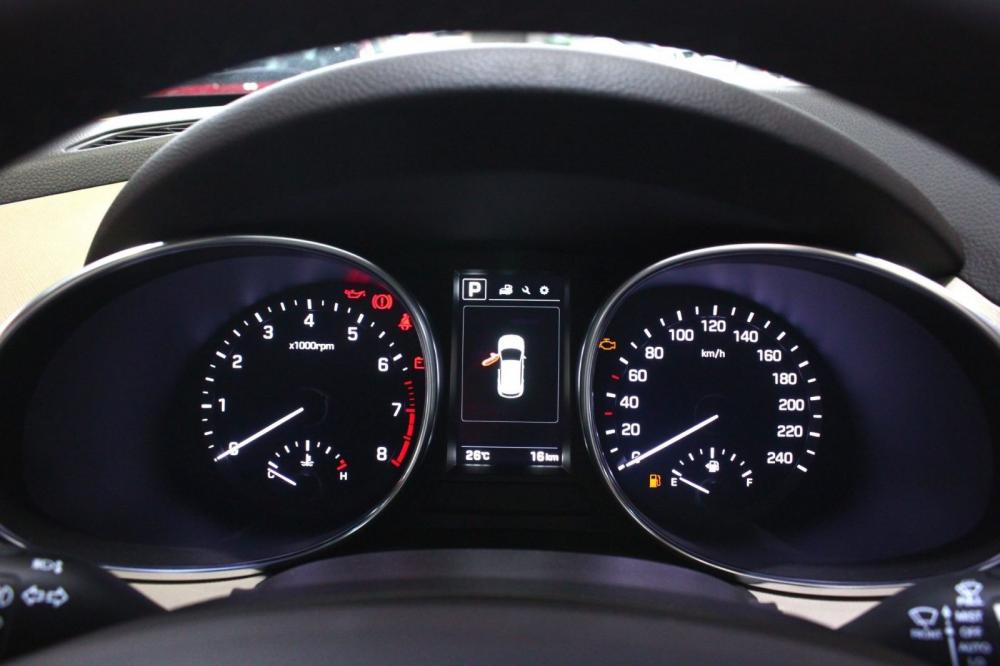 So sánh cụm đồng hồ của Hyundai SantaFe 2017 và Nissan X-Trail 2017 Cụm đồng hồ của Hyundai SantaFe 2017 và Nissan X-Trail 2017