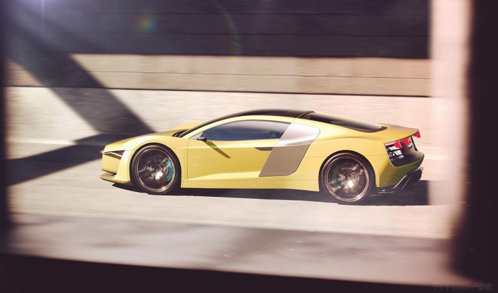 Audi Atom còn có thêm tùy chọn màu sơn vàng