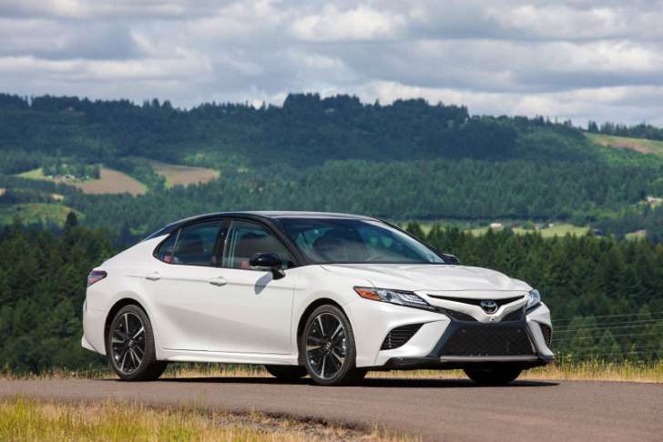 Toyota Camry 2018 cũng có màu sơn 2 tông