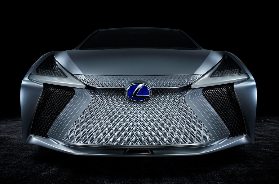 Chính diện Lexus LS+ concept.