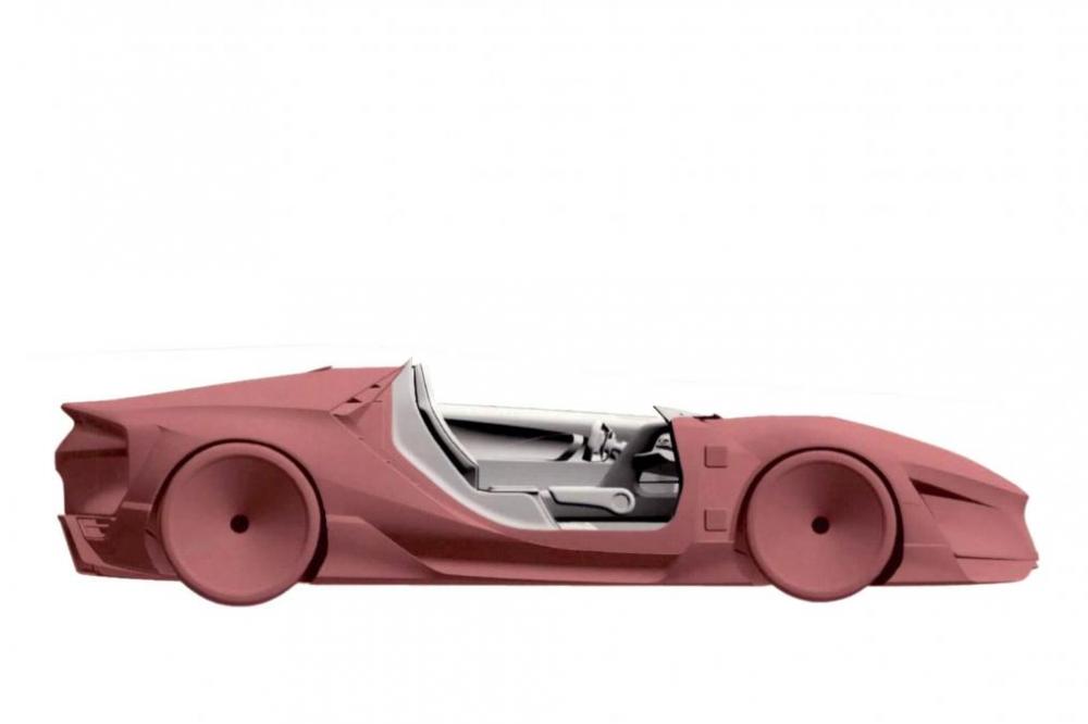 Cạnh xe mô phỏng của Honda S2000 Sport 