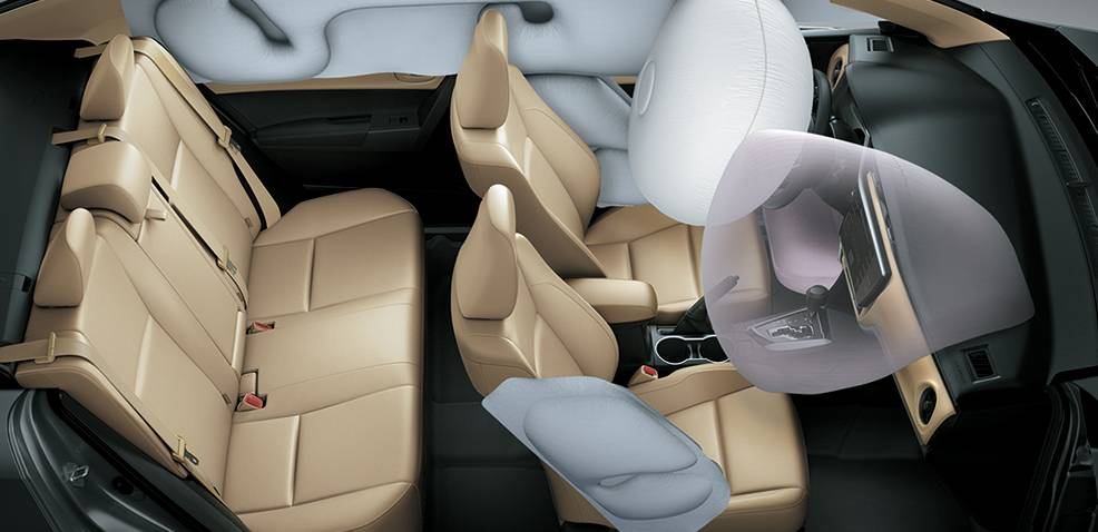 trang bị an toàn của Toyota Corolla Altis 2017 