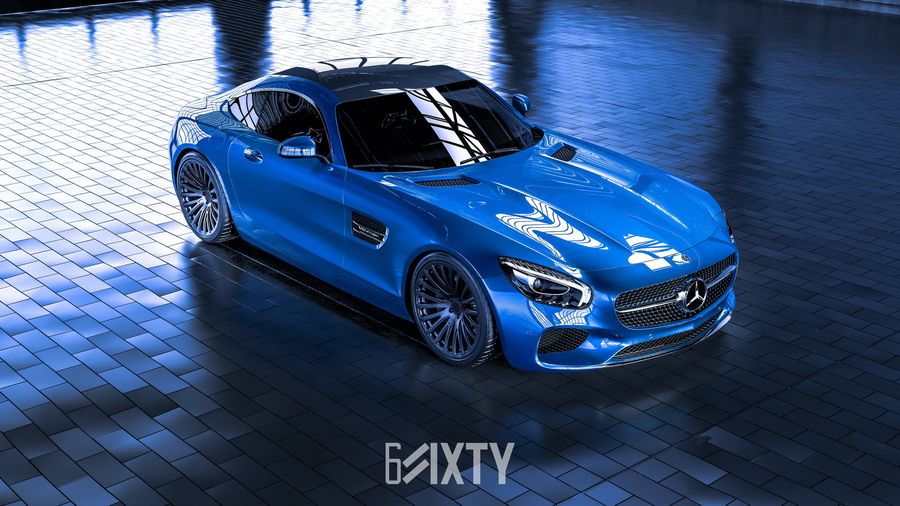 Mercedes-AMG GT “lột xác” với bộ mâm mới của 6Sixty Design 