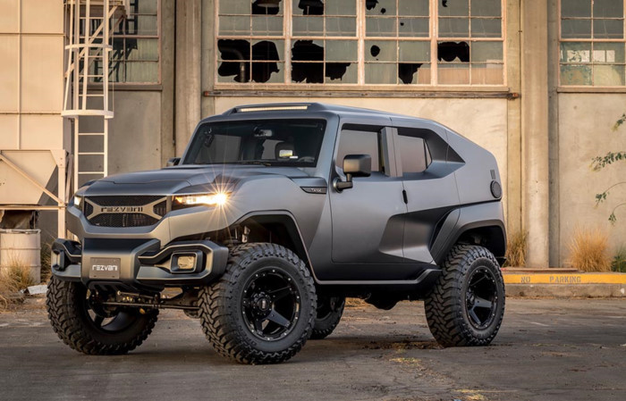Rezvani Tank là mẫu xe mới với kiểu dáng mạnh mẽ, khỏe khoắn Rezvani Tank