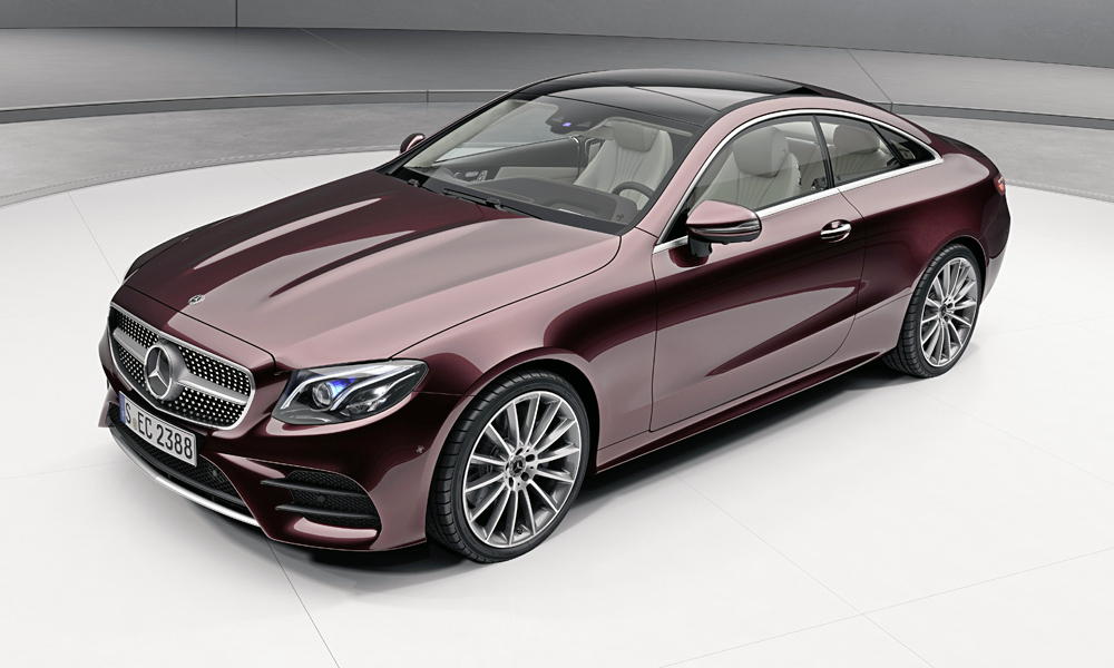 Mercedes-Benz E350 coupe là mẫu xe đầu tiên được trang bị động cơ mới.