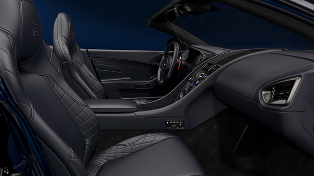Aston Martin Vanquish S Volante sở hữu động cơ xăng V12 Động cơ của Aston Martin Vanquish S Volante