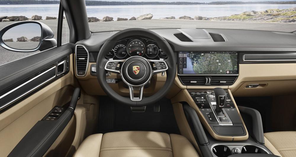 Các thiết bị công nghệ hiện đại được cài đặt trên Porsche Cayenne 2018  Porsche Cayenne 2018 2