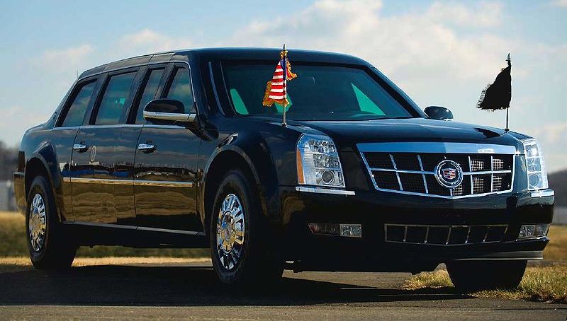 The Beast xuất hiện trong dàn xe khủng hộ tống tổng thống Mỹ dàn xe khủng hộ tống tổng thống Mỹ có The Beast