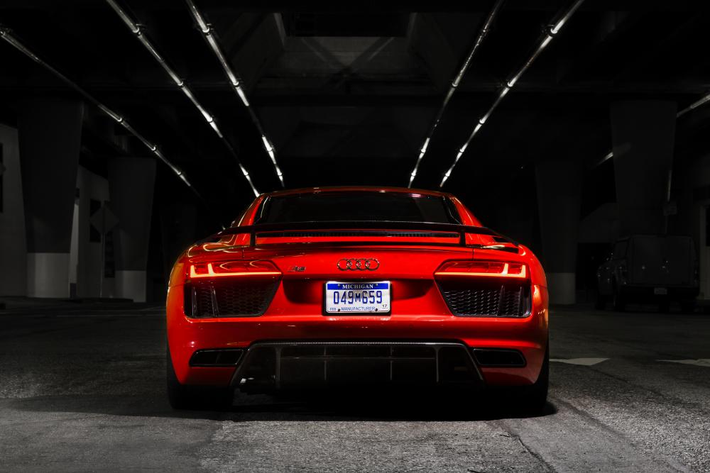 đuôi xe Audi R8 2017 