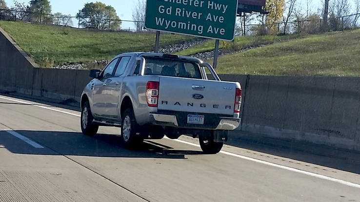 Ford Ranger xuất hiện trên đường phố Michigan