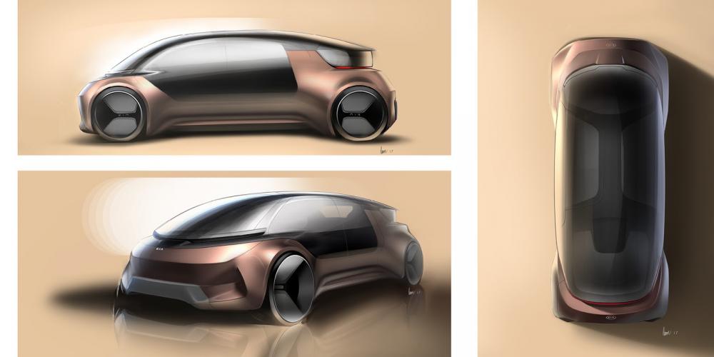Thiết kế ngoại thất của Kia Autonomous family van