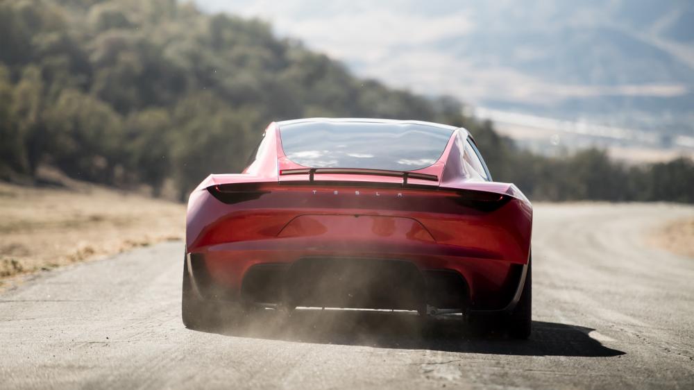 Thiết kế đuôi xe của Tesla Roadster