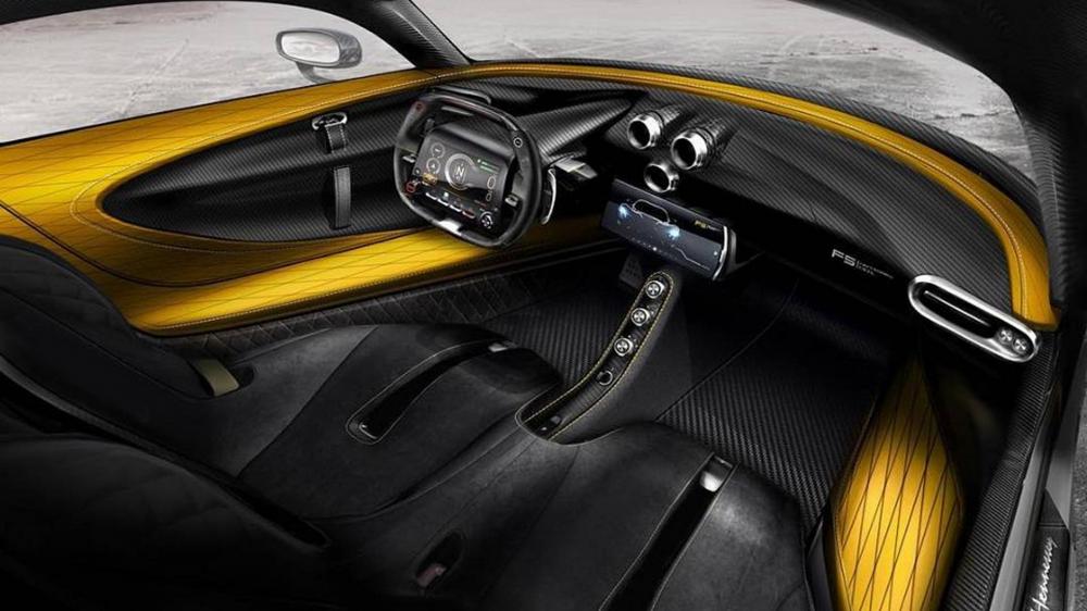 Hé lộ thiết kế nội thất của siêu phẩm triệu đô Hennessey Venom F5