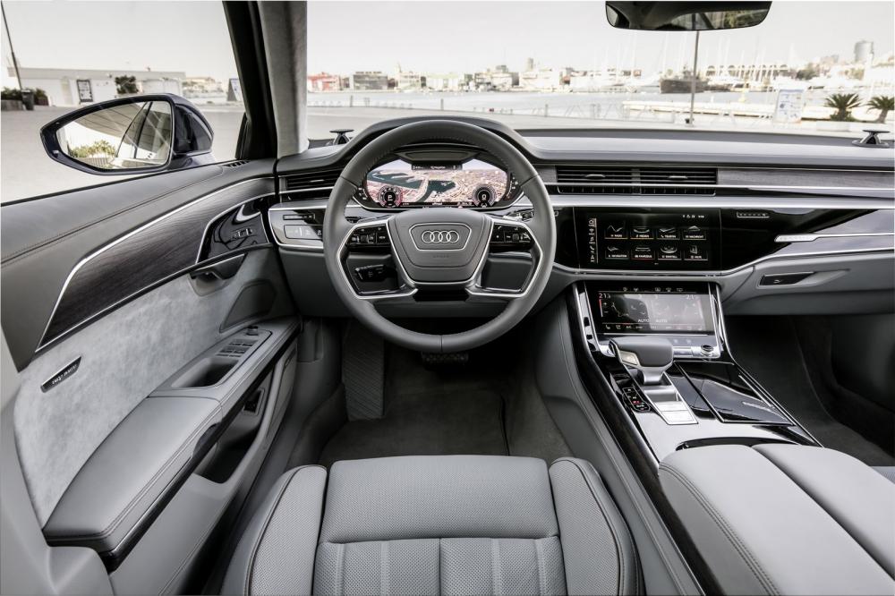 Thiết kế nội thất của Audi A8 2019