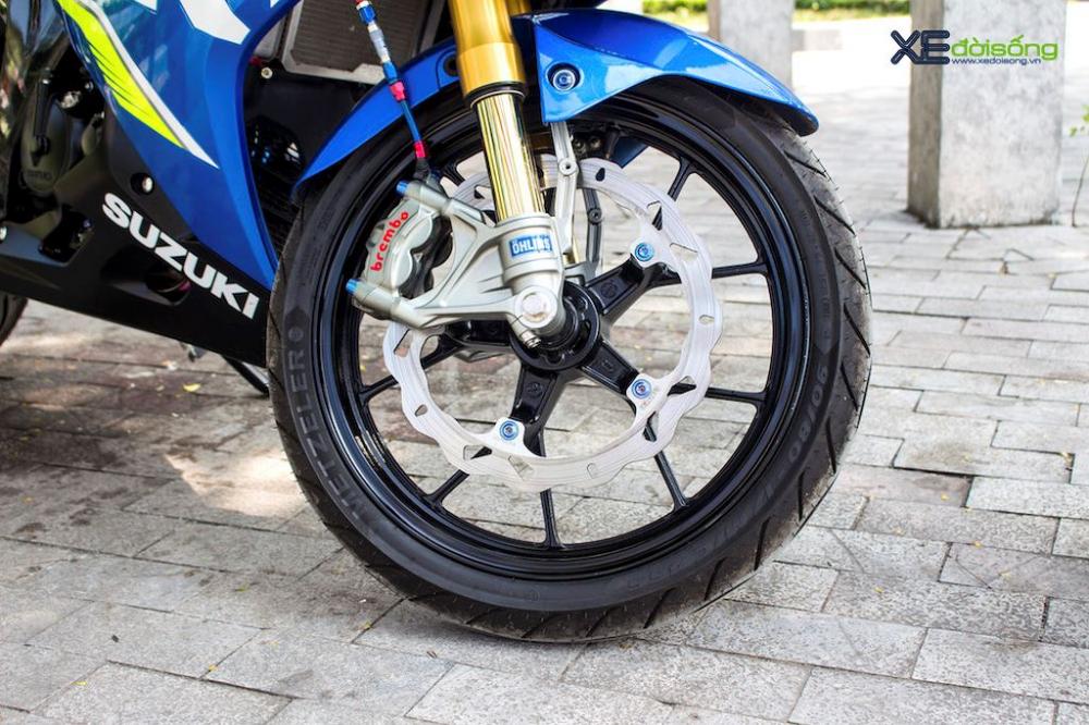 Hệ thống phanh trước của Suzuki GSX-R150 hoàn thiện bằng Brembo Billet Hệ thống phanh trước của Suzuki GSX-R150
