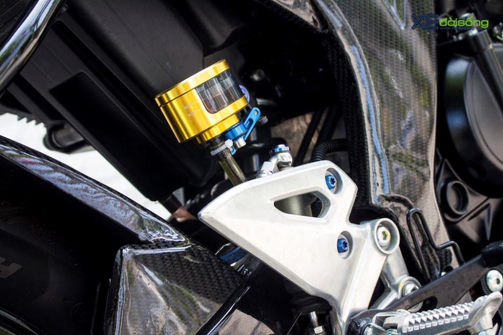 Phanh sau của Suzuki GSX-R150 sử dụng đĩa Galfer Phanh sau của Suzuki GSX-R150