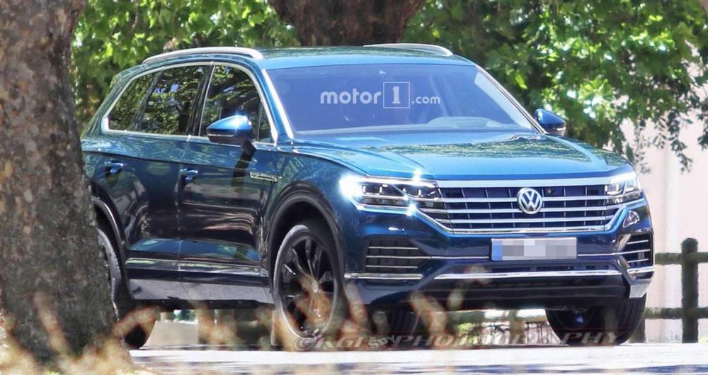 Volkswagen Touareg 2019 bị bắt gặp trên đường thử 