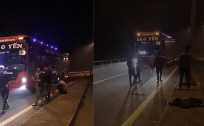 Tài xế xử lý tình huống xin tiền trên cao tốc