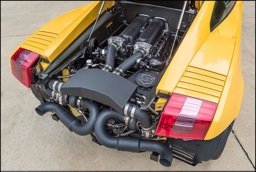 Lamborghini Gallardo 2004 bản độ trang bị động cơ 1.000 mã lực