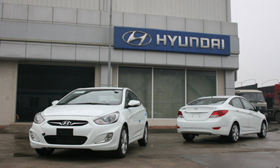 Tạm dừng nhập khẩu xe ô tô Hyundai mới 