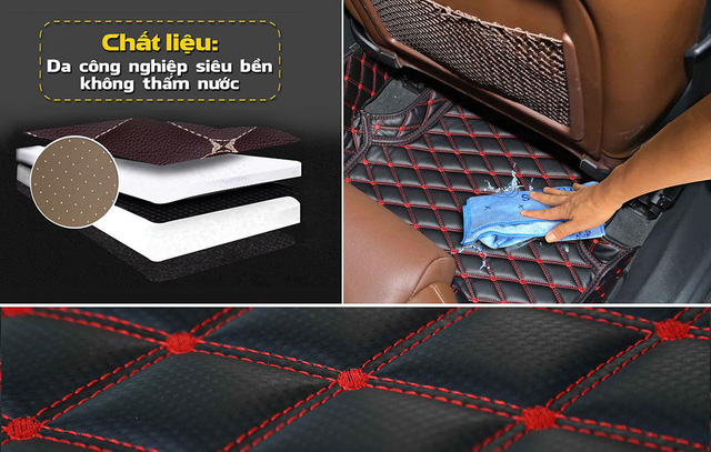 Sử dụng phụ kiện xe hơi bằng da 5D tạo sự sang trọng Sử dụng phụ kiện xe hơi bằng da 5D