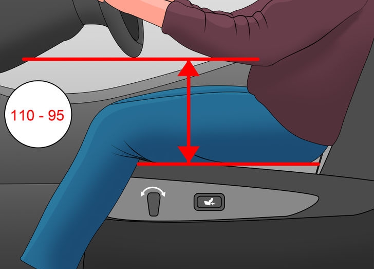 Chỉnh khoảng cách ghế giúp lái xe an toàn hơn Lái xe an toàn sau khi chỉnh khoảng cách ghế ngồi