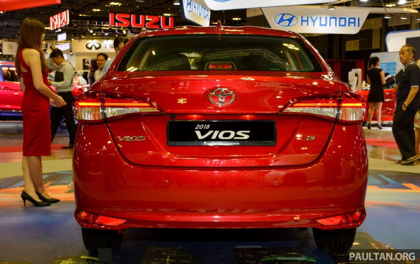 Toyota Vios 2018 nhìn từ phía sau