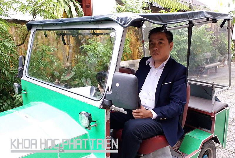 Thạc sĩ Việt chế tạo ô tô lai động cơ điện và xăng ô tô lai động cơ điện và xăng