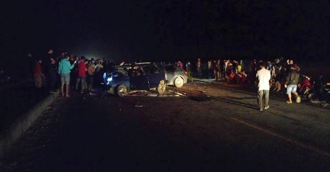 Hiện trường tai nạn ở Quảng Nam