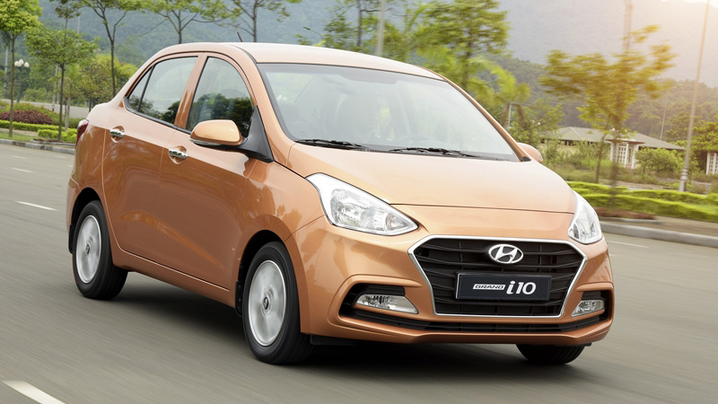 Thiết kế đầu xe của Hyundai Grand i10 2017