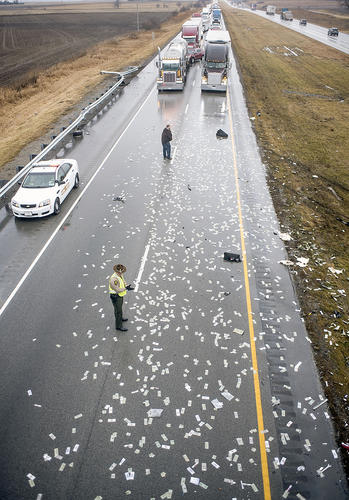 Tai nạn xe chở tiền