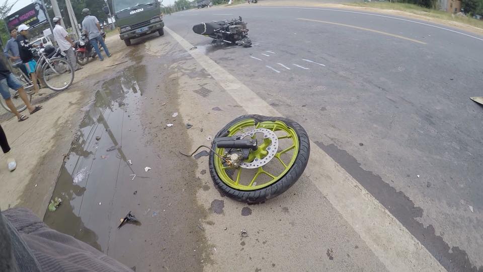 Tai nạn Honda Winner 150