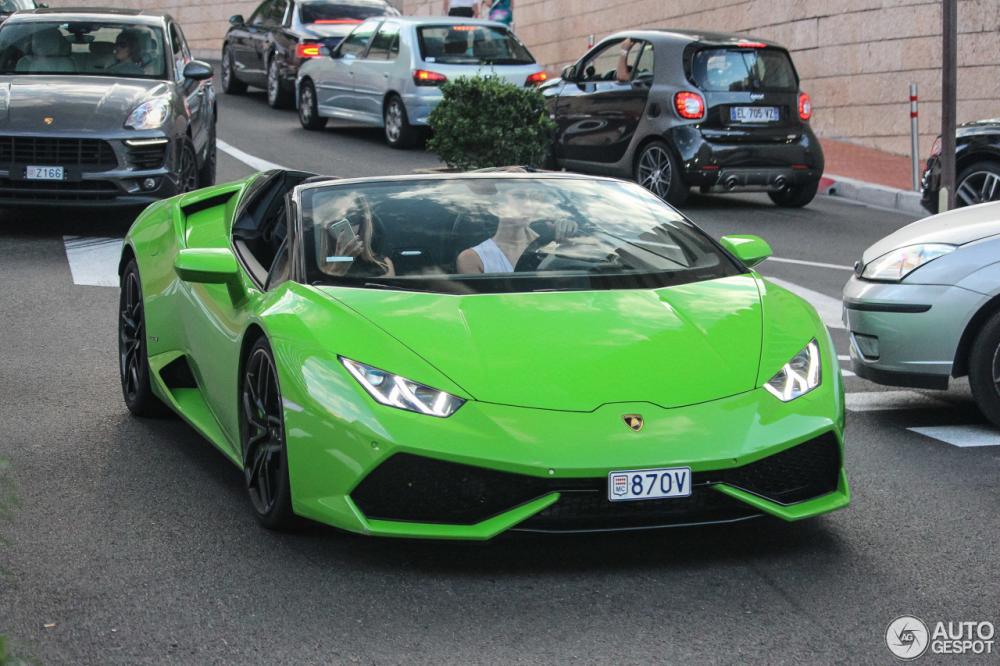 Hot girl lái Lamborghini Huracan Spyder