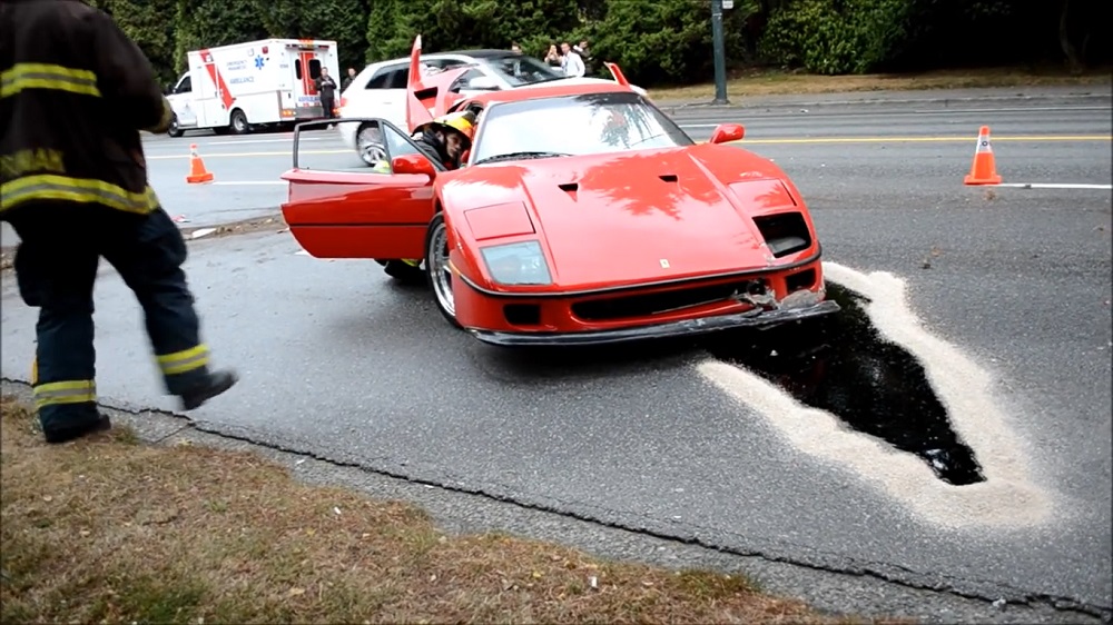 Tai nạn Ferrari F40 Tai nạn Ferrari F40
