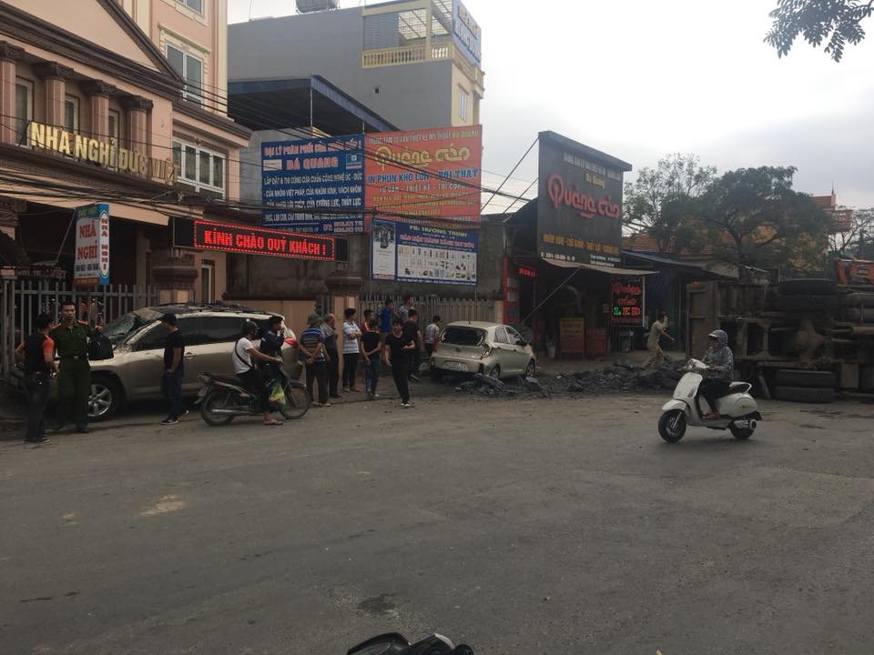 Ô tô tải đánh lái xuất thần