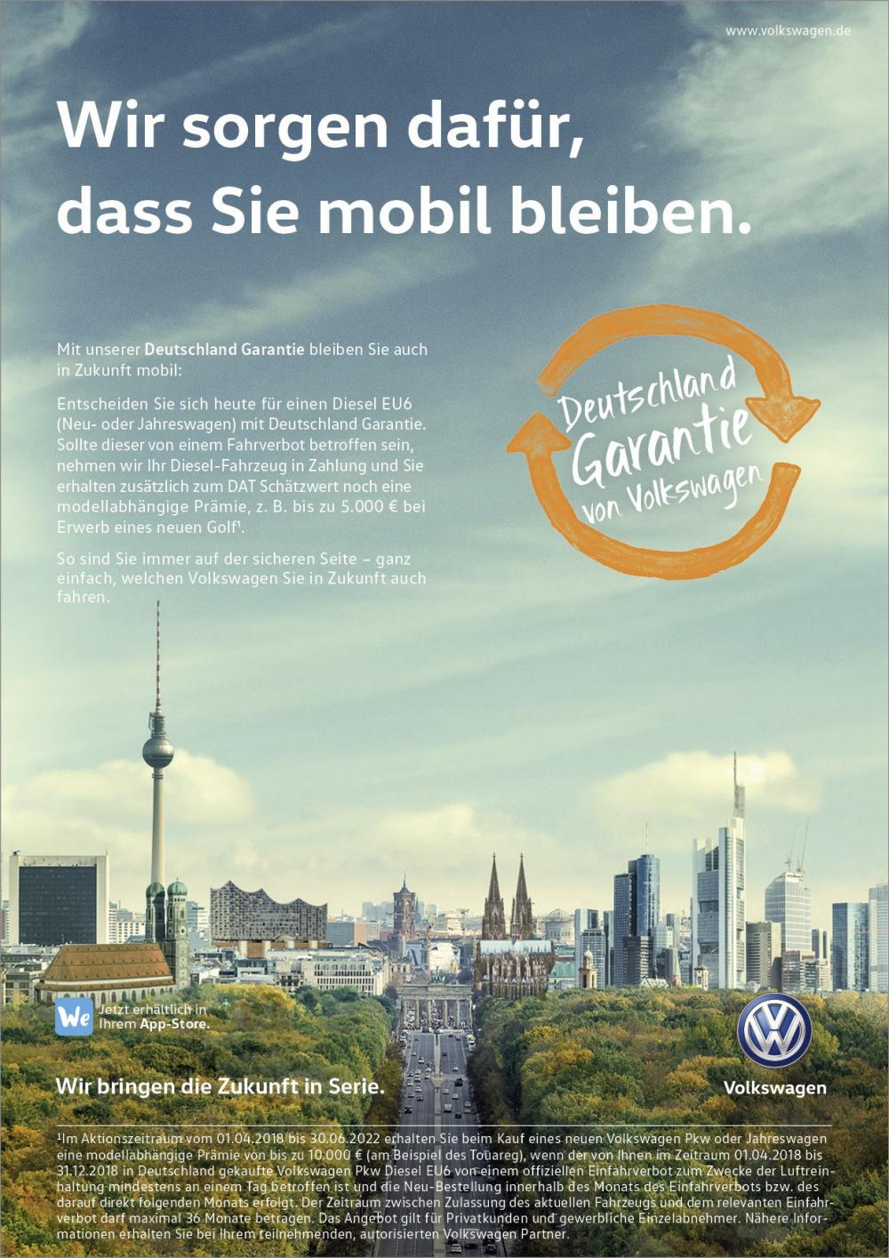 Volkswagen sẽ mua lại xe diesel khi lệnh cấm ban hành Volkswagen sẽ mua lại xe diesel khi lệnh cấm ban hành