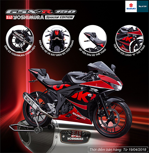 gia-xe-Suzuki-GSX-R150-Yoshimura-moi-nhat-2018