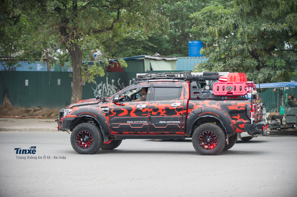 Một chiếc xe bán tải Ford Ranger Wildtrak được độ 