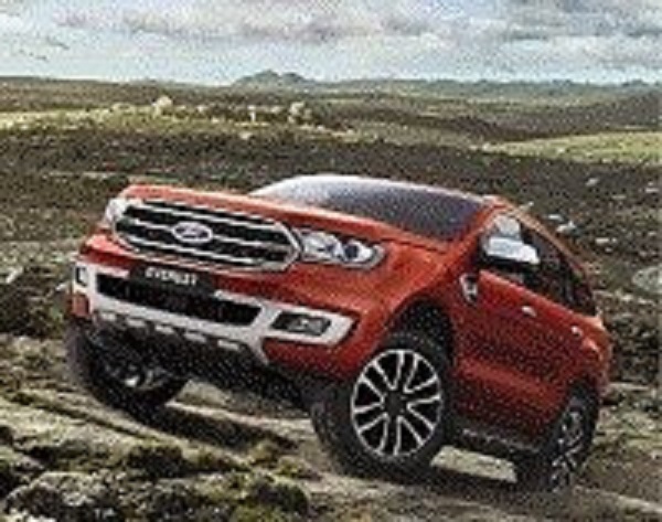 Hình ảnh rò rỉ khá mờ của Ford Everest 2018